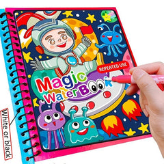 Montessori Sensory Water Drawing Book for Kids