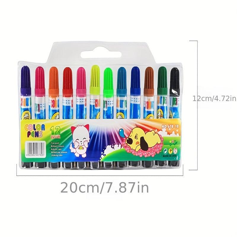 Kids Watercolor Pen Set Primary School Art Supplies