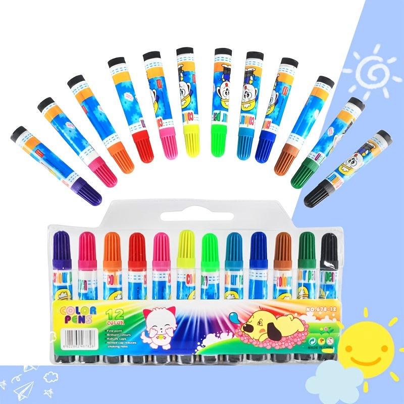 Kids Watercolor Pen Set Primary School Art Supplies