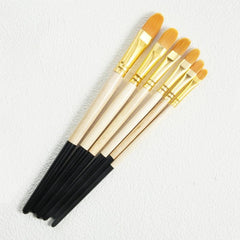 Yellow Painting Brush Acrylic Professional Beginner Student Brush