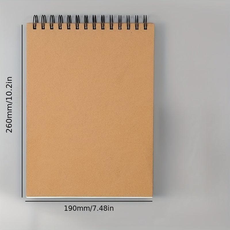 Hard Shell Coil Sketch Book 16k Watercolor Book