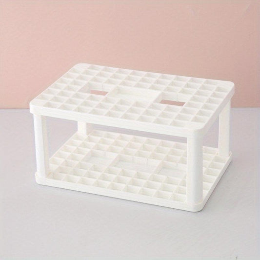 Creative Square Pen Holder Makeup Pen Storage Rack Beauty Holder Insert Rack