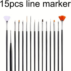 15 Colored & Wire Drawing Pens Set