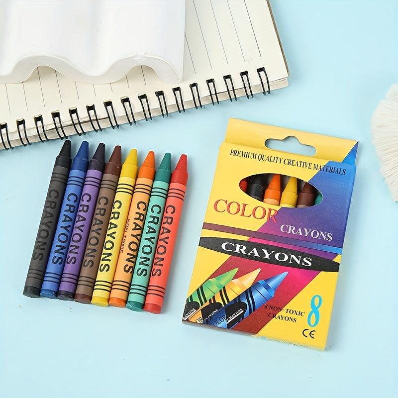Student Crayon Painting Stick Boxed DIY Hand-painted Graffiti Art