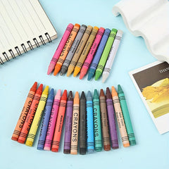 Student Crayon Painting Stick Boxed DIY Hand-painted Graffiti Art