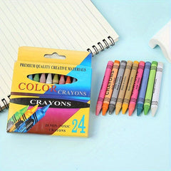 Student Crayon Painting Stick Boxed DIY Hand-painted Graffiti Art