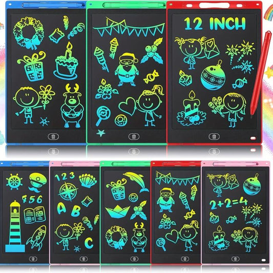 Colorful LCD Writing Tablet for Kids, Erasable Doodle Board
