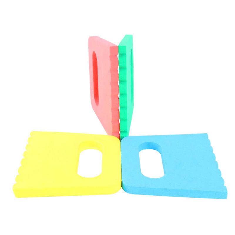 4pcs Sponge Scraper Set for Kids Art Painting