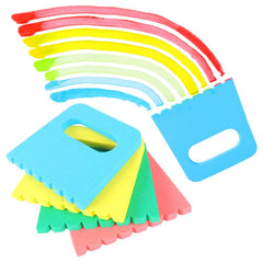 4pcs Sponge Scraper Set for Kids Art Painting