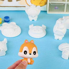 Painted Plaster Dolls DIY Coloring Graffiti Toys Set