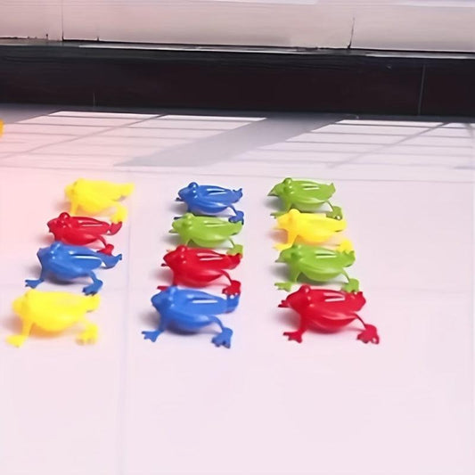 5pcs Cartoon Light Novelty Toy Set - Bouncing Frog Antistress Decompression Toys