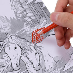 Unicorn Adult Coloring Book A4 Thick Paper 30 Pages