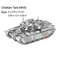 3D Metal Jigsaw Puzzle Model DIY Educational Tank Series Birthday Gift