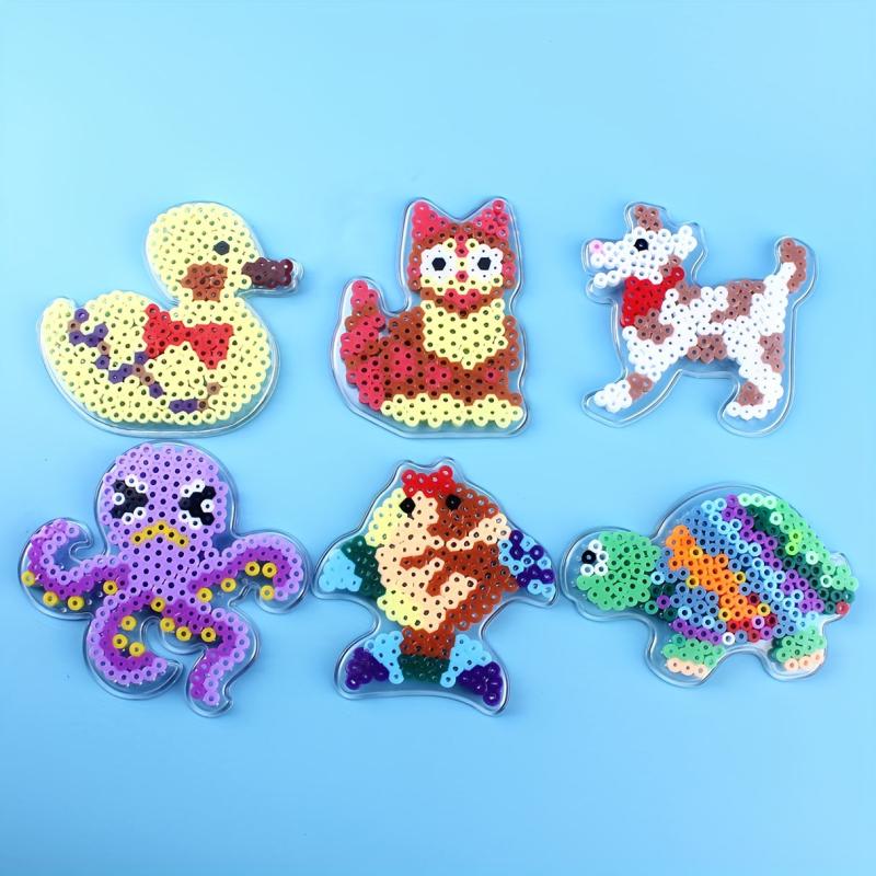 6 Packs 5mm Bean Templates Jewelry Making Accessories Variety Animals
