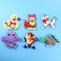 6 Packs 5mm Bean Templates Jewelry Making Accessories Variety Animals