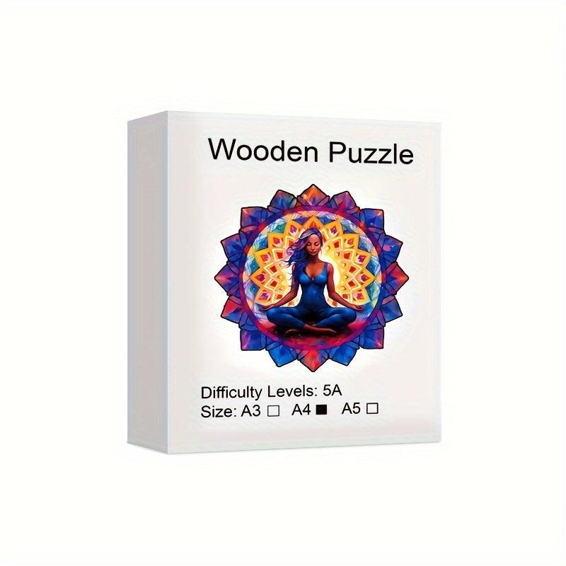 Wooden 3D Puzzle Goddess Animal Toy