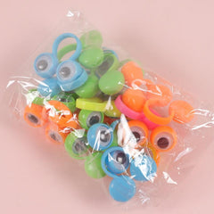 10pcs Eye Finger Puppets Rings Wiggle Eyes Toys Birthday Party Halloween Gift