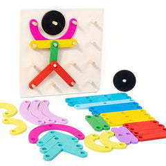 Wooden Letter Number Shape Sorting Activity for Kids