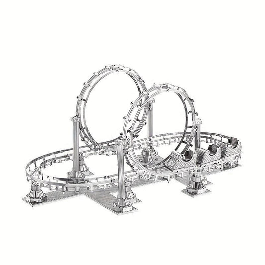 3D Metal Jigsaw Puzzle DIY Assembly Caravan Building Series