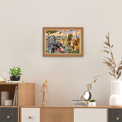 300 Piece African Animals Wooden Jigsaw Puzzle Game for Adults and Children