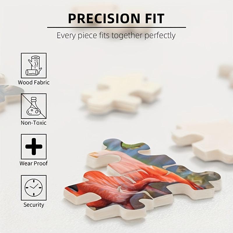 300 Piece African Animals Wooden Jigsaw Puzzle Game for Adults and Children