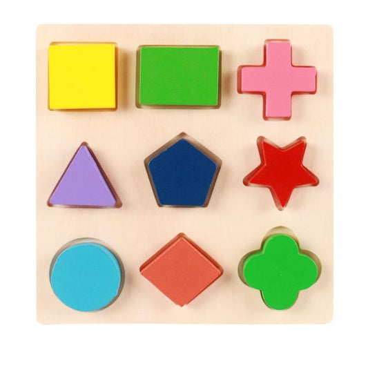 Wooden 3D Puzzles Montessori Games for Kids
