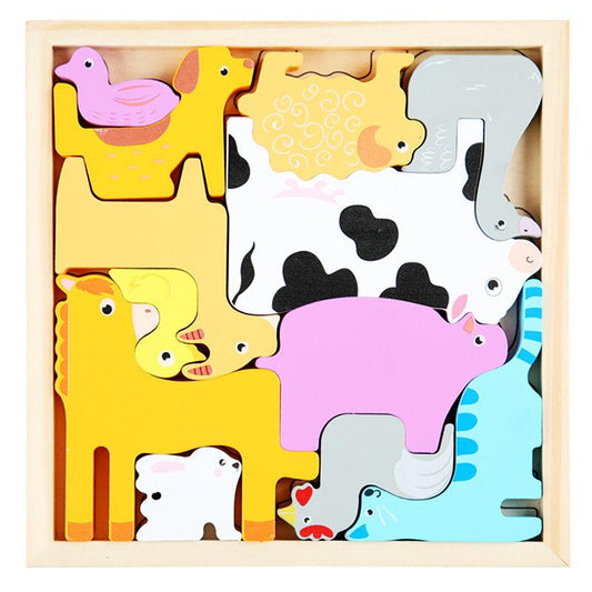 3D Puzzles for Kids Animal Fruit & Veggie Games