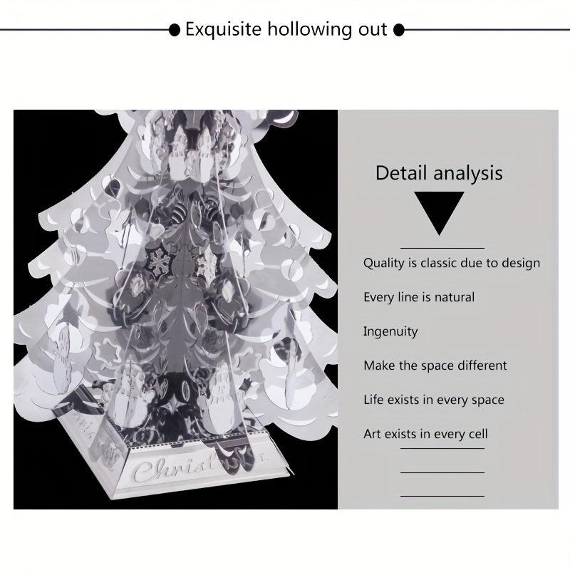 3D Christmas Tree Metal Jigsaw Puzzle Model