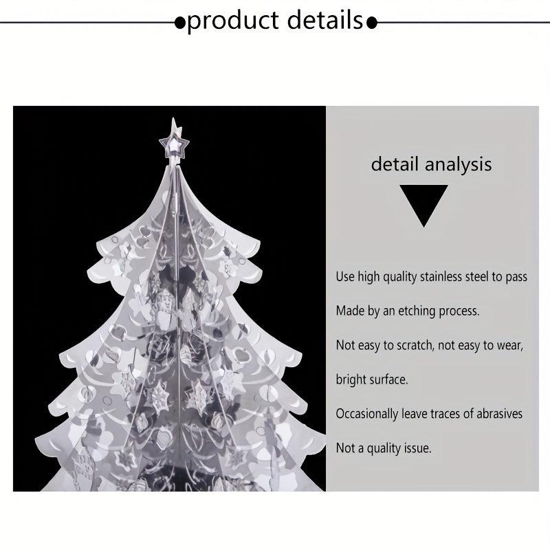 3D Christmas Tree Metal Jigsaw Puzzle Model