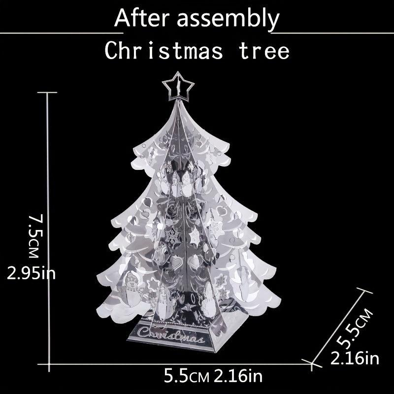 3D Christmas Tree Metal Jigsaw Puzzle Model