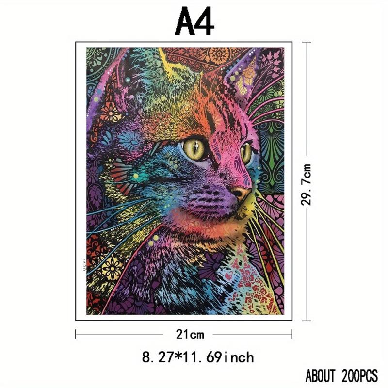 Animal Shaped Wooden Jigsaw Puzzles, Unique Gift for Adults & Teens