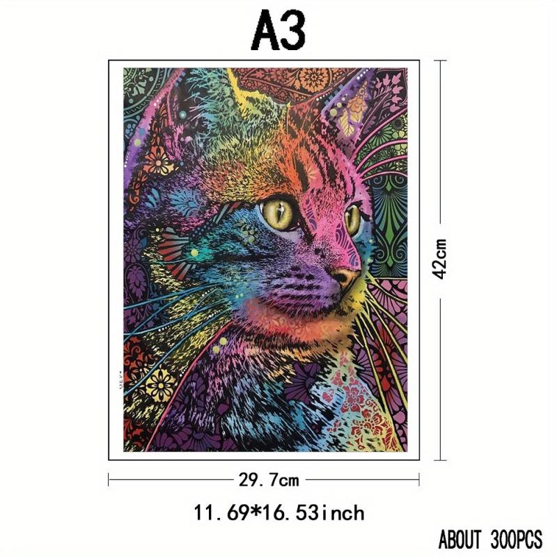 Animal Shaped Wooden Jigsaw Puzzles, Unique Gift for Adults & Teens