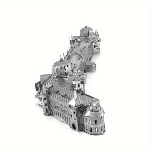 3D Metal Jigsaw Puzzle Model DIY Tokyo Train Station Building