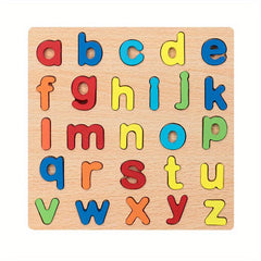 Wooden Alphabet Number Matching Board Educational Toy