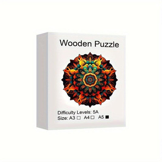 Wooden Animal Puzzle Creative Gift Wrap Adult Children Decompression Toy