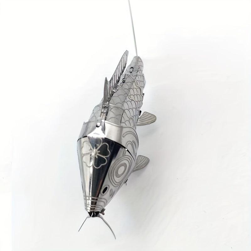 3D Metal Puzzle Model DIY Assembly Animal Series Carp Gift Ornaments