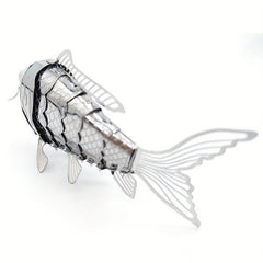 3D Metal Puzzle Model DIY Assembly Animal Series Carp Gift Ornaments
