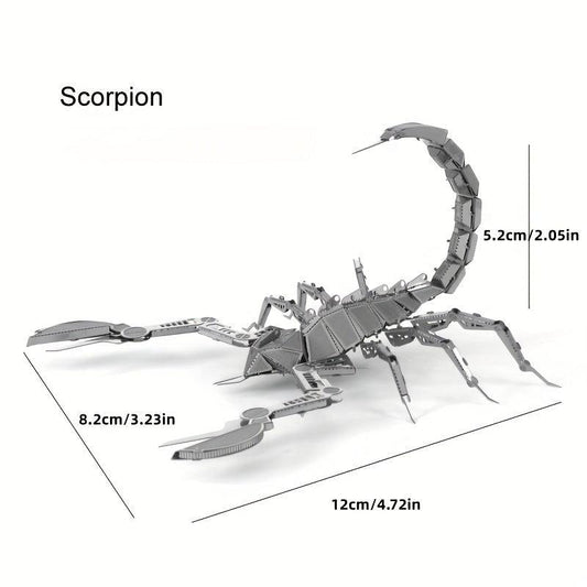 3D Metal Puzzle Insect Series - Butterfly Dragonfly Scorpion Mantis Spider