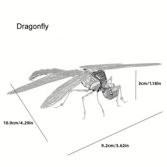 3D Metal Puzzle Insect Series - Butterfly Dragonfly Scorpion Mantis Spider