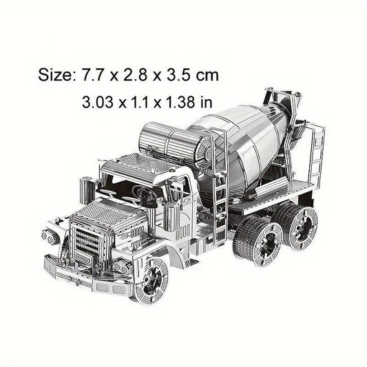 Metal Toy Car Model 3D Puzzle Truck Game