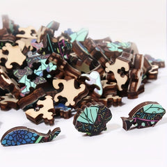 Animals World Wooden Puzzle: Irregular Animal Shaped Jigsaw Puzzles
