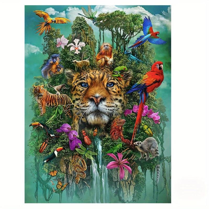 Animals World Wooden Puzzle: Irregular Animal Shaped Jigsaw Puzzles