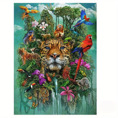 Animals World Wooden Puzzle: Irregular Animal Shaped Jigsaw Puzzles