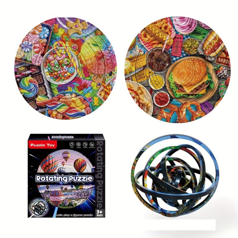 Creative Flip Puzzle Three-dimensional Rotating Toy