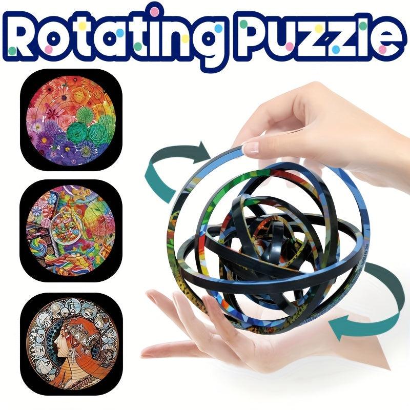 Creative Flip Puzzle Three-dimensional Rotating Toy