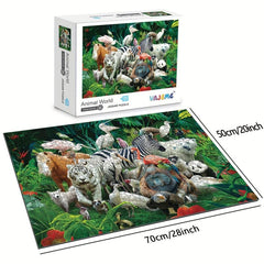 1000 Pieces Animals Puzzle Educational Fun Game Toy For Adults Kids Teens