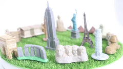 Set of 6 3D Puzzles World Famous Buildings for Kids & Classrooms