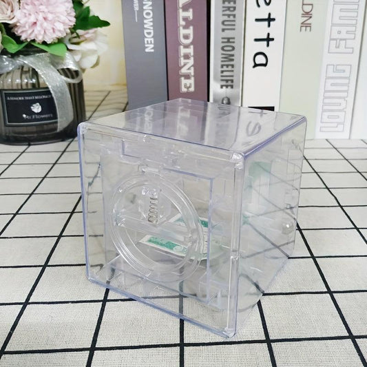 3D Transparent Maze Puzzle Box for Kids and Adults