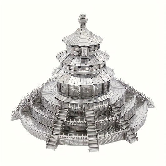 Metal Toy Castle Building Model 3D Puzzle Game