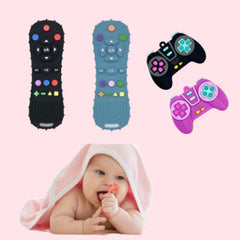 Baby Teething Toy Silicone Chew Controller Pad Shape Educational Sensory Gift